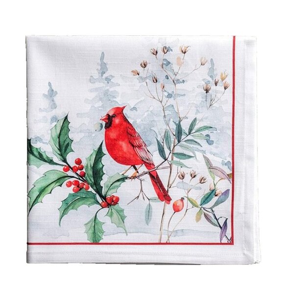 NEW!! Maison d' Hermine Holiday Napkins Set of Four - Picture 8 of 8